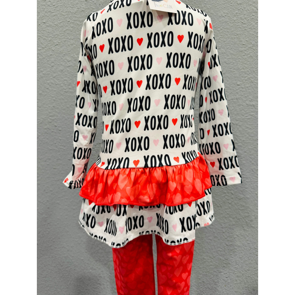 Wellington Designs Girls XO Pants Set, Sz 3T - Picture 3 of 7